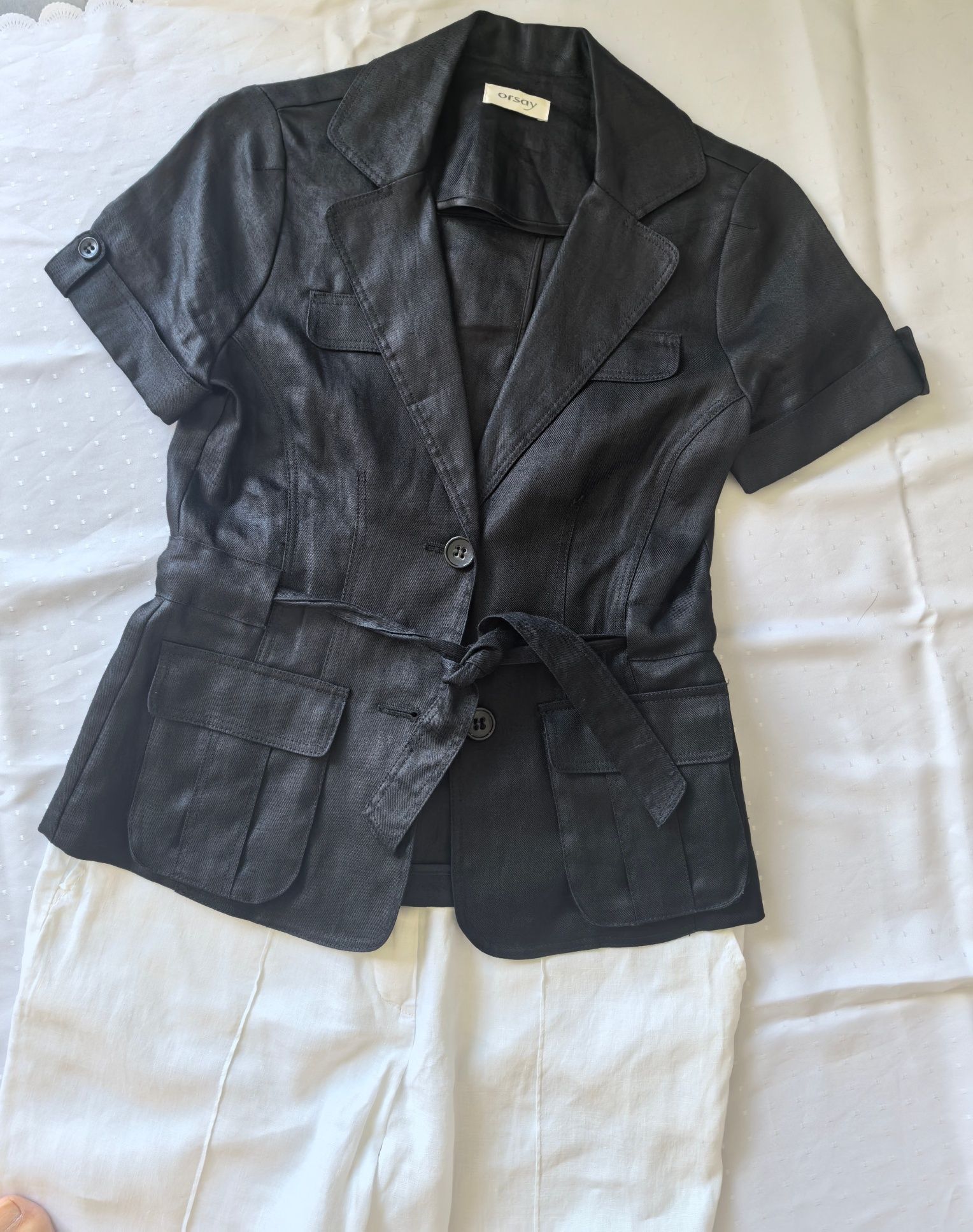 Żakiet Damski Lniany Orsay r. 34/36