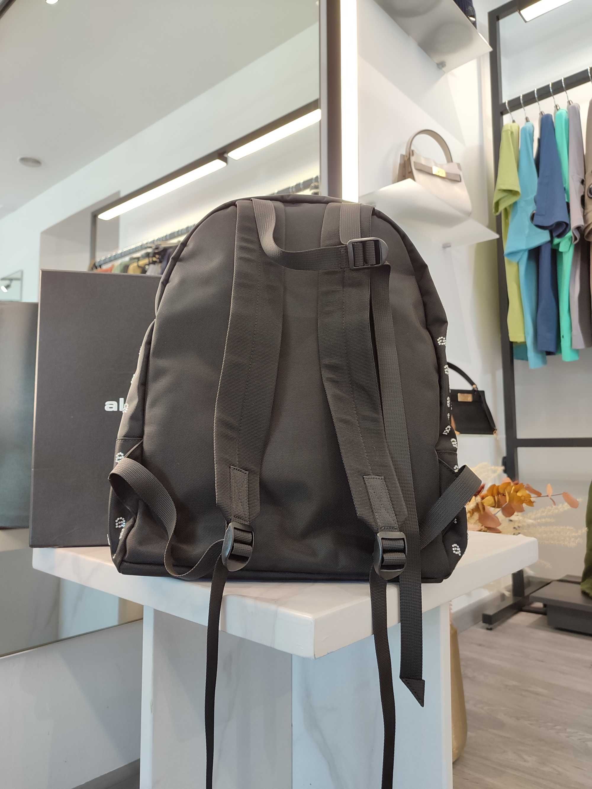 Рюкзак Alexander Wang Embellished Crystal Backpack Black