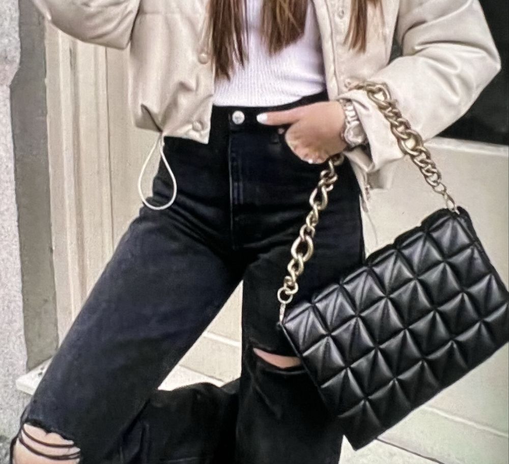 Zara сумка клач