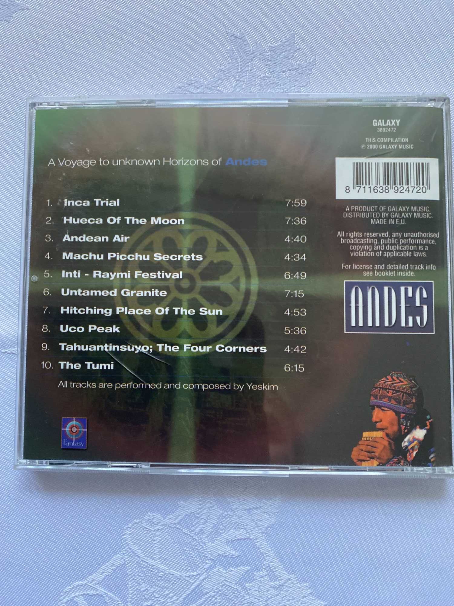 CD ANDES-muzyka relaksacyjna