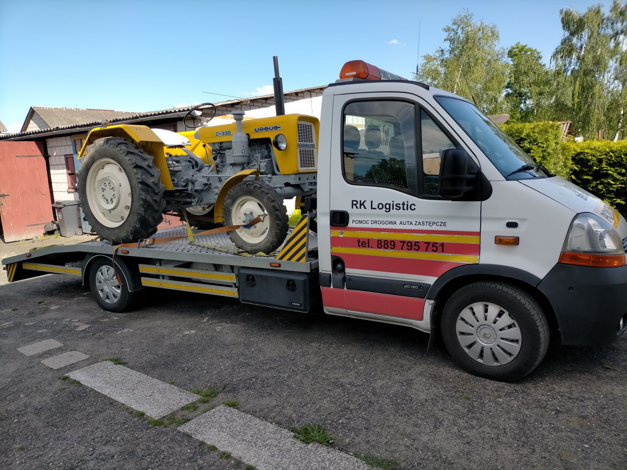 Laweta 10ton pomoc drogowa  transport ciągników maszyn rolniczych