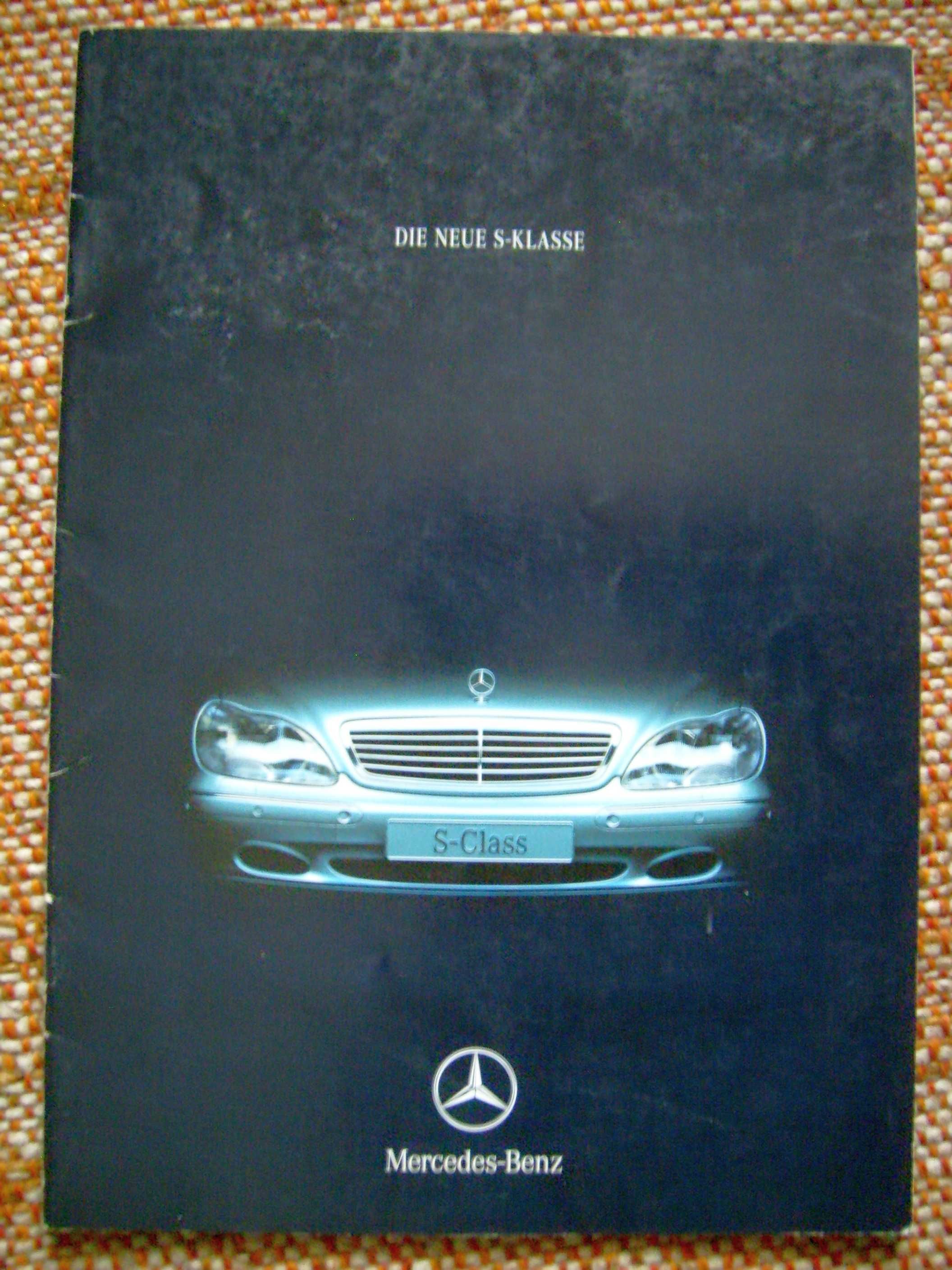 Mercedes - Benz S-Klasse W220 * prospekt 24 str. 1998  *WYPRZEDAŻ !
