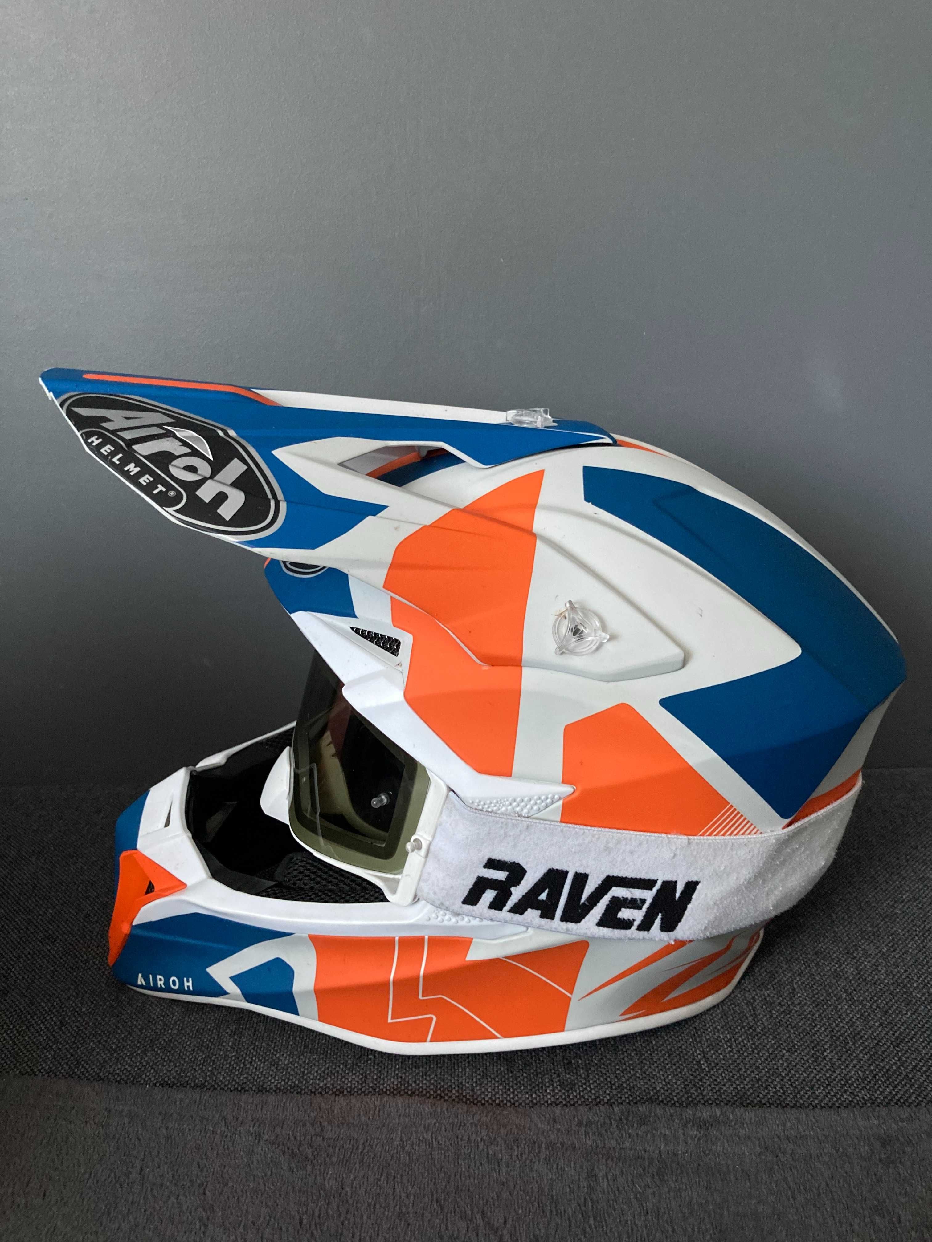 Kask Enduro Airoh Wraap Raze Orange S