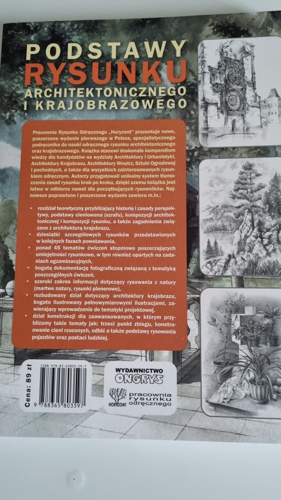 Podstawy rysunku architektonicznego i krajobrazowego.