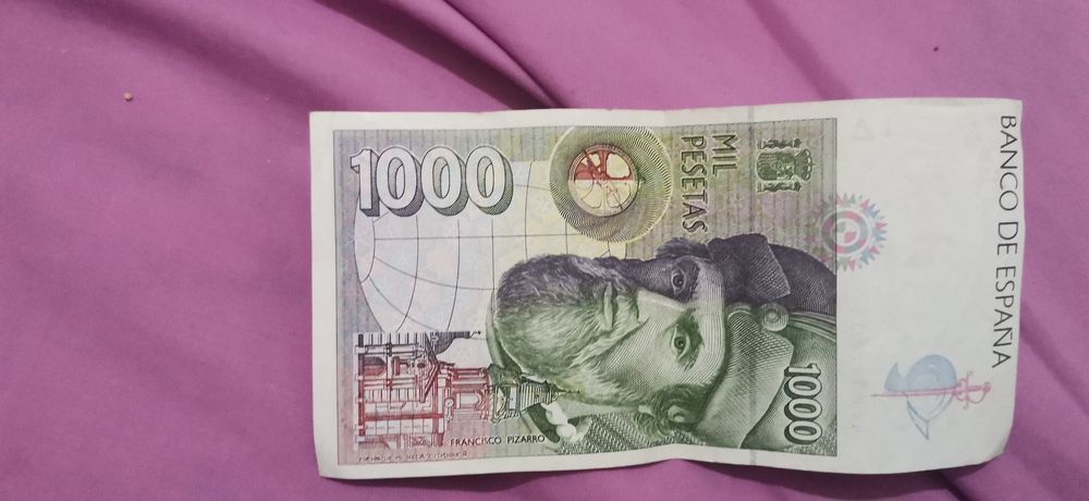 Notas antigas espanholass