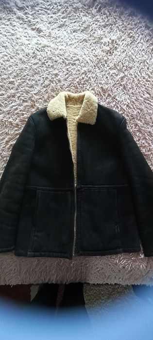 Мужская дублёнка з натуральной овчины