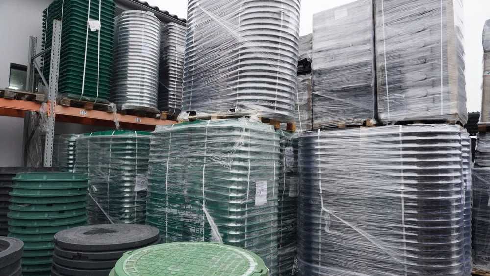 POKRYWA STUDNI FI800 Właz Czarny,  DUŻA POLIMEROWA do 1,5 tony!