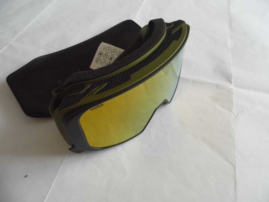 Gogle narciarskie Uvex Saga TO Croco, soczewki S1 nakładka S3 OTG R