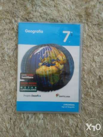 CD Multimédia de Geografia do 7° ano como NOVO