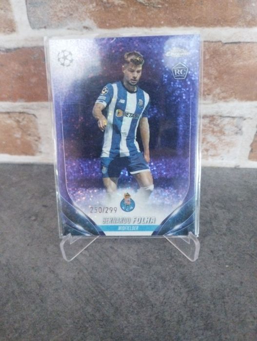 Topp chrome 2023-24 Bernando folha purple rookie /299 fc porto