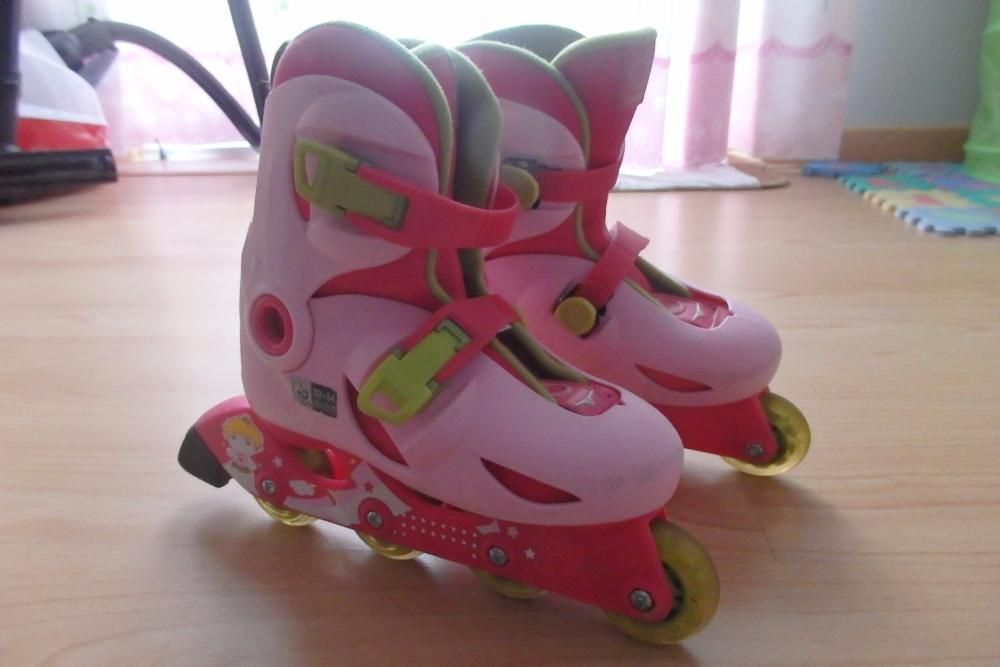 Patins em linha rosa 32 / 34 Decathlon