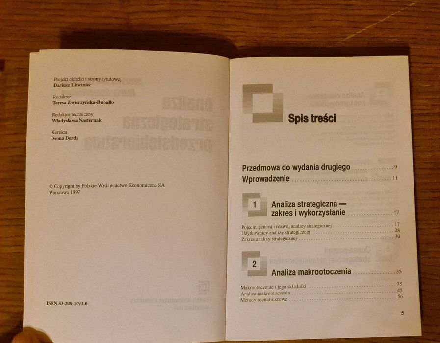 Analiza strategiczna przedsiębiorstwa G. Gierszewska, M. Romanowska