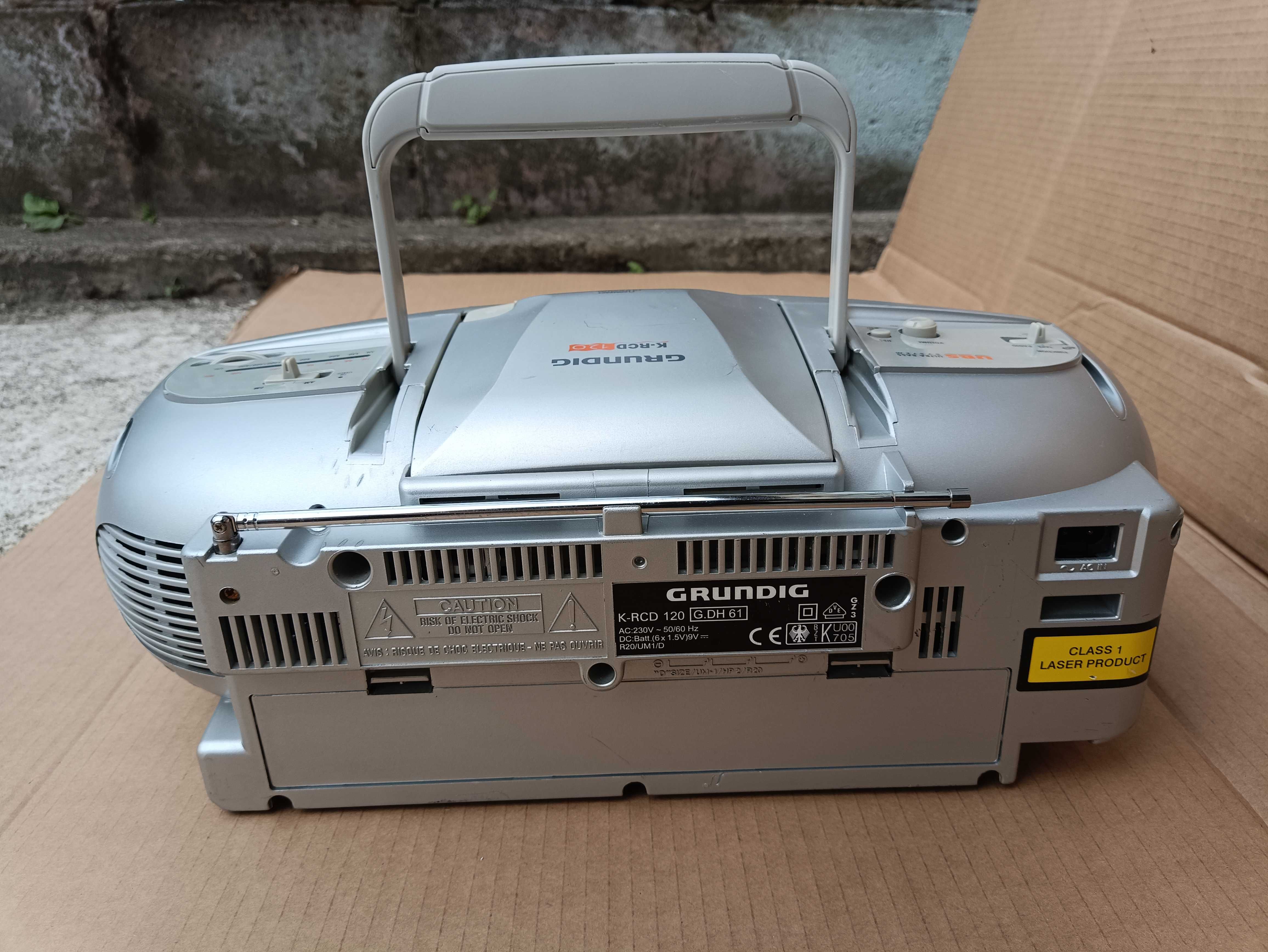 stary radiomagnetofon radioodtwarzacz GRUNDIG K-RCD 120