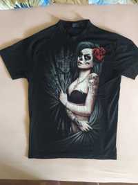 Koszulka męska, T-shirt, czarna, rozmiar M