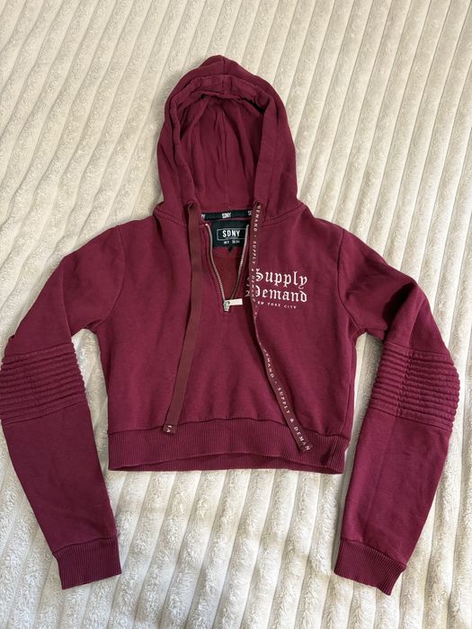 Bluza sdny bordowa xs