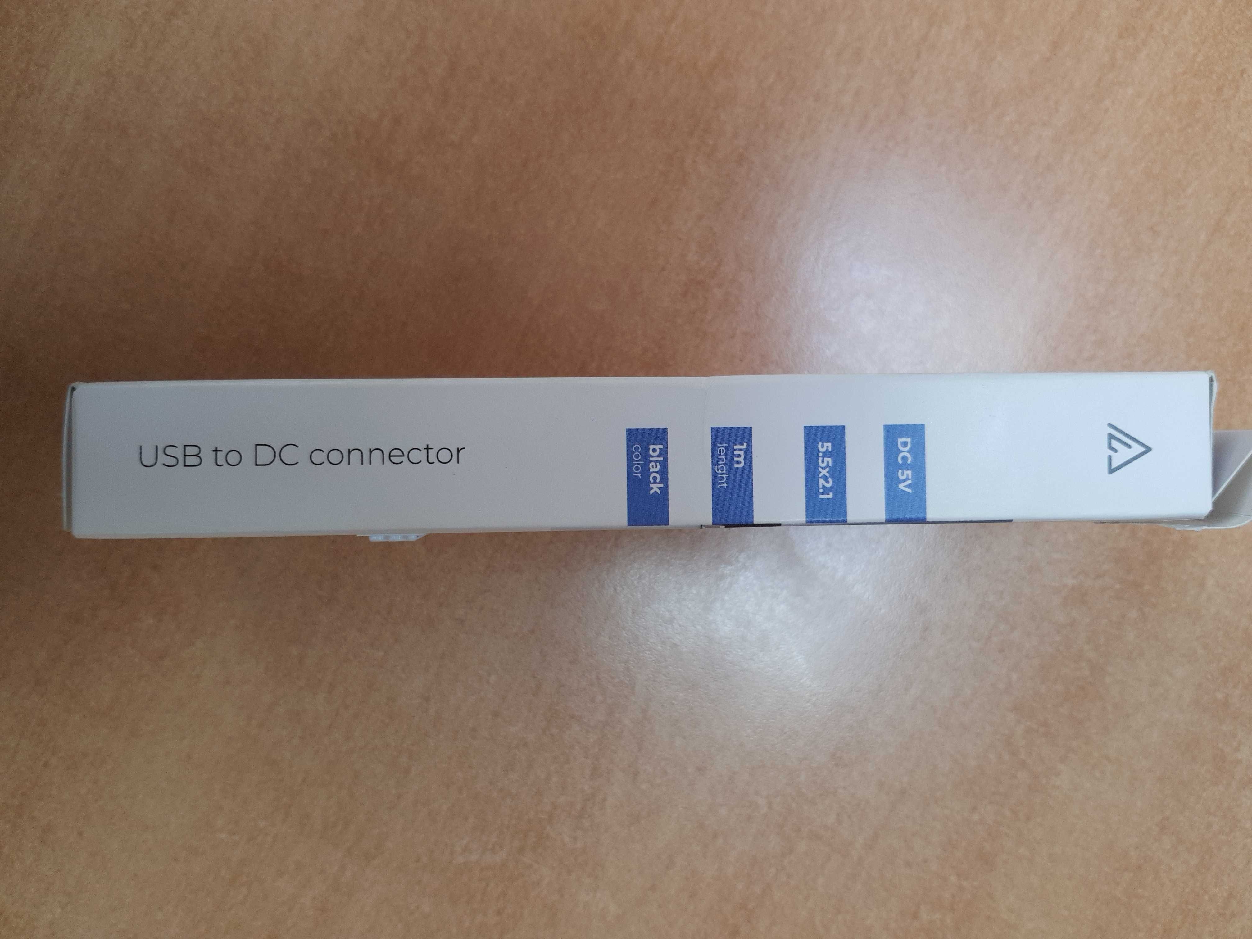 Кабель живлення ACCLAB USB to DC 5.5 х 2.1 мм 5 V 1.5 A 1 м