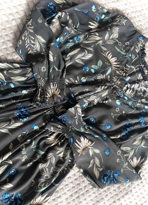 Nowa Elegancka sukienka w kwiaty Marks & Spencer