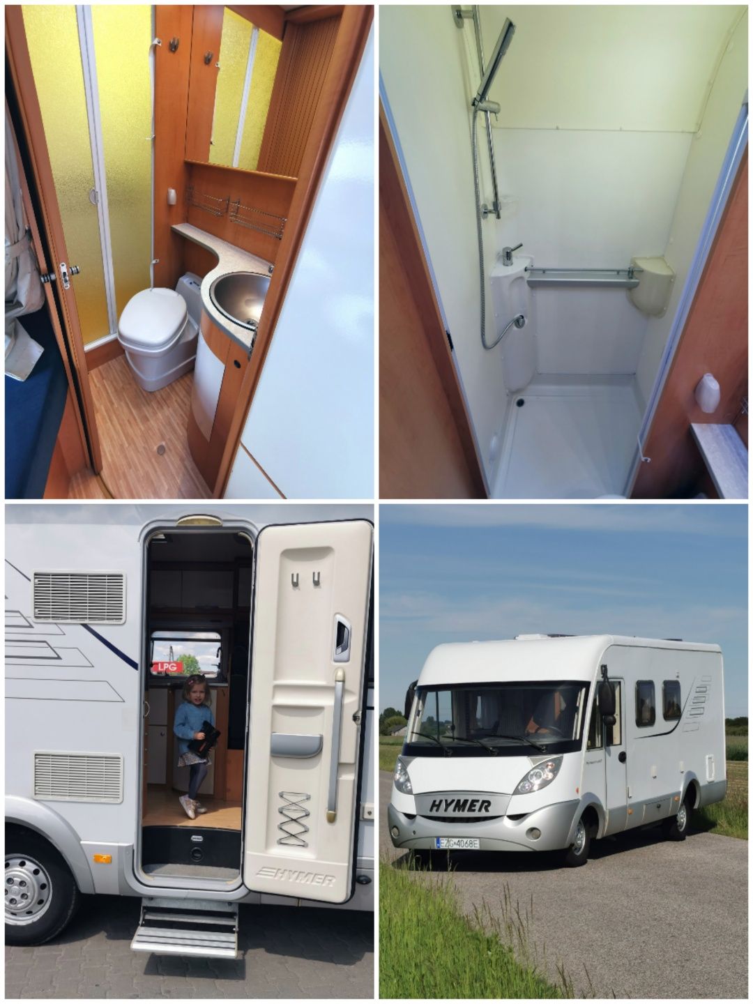 Wynajem Kamper HYMER INTEGRA luksusowy przestronny Solar wypożyczalnia