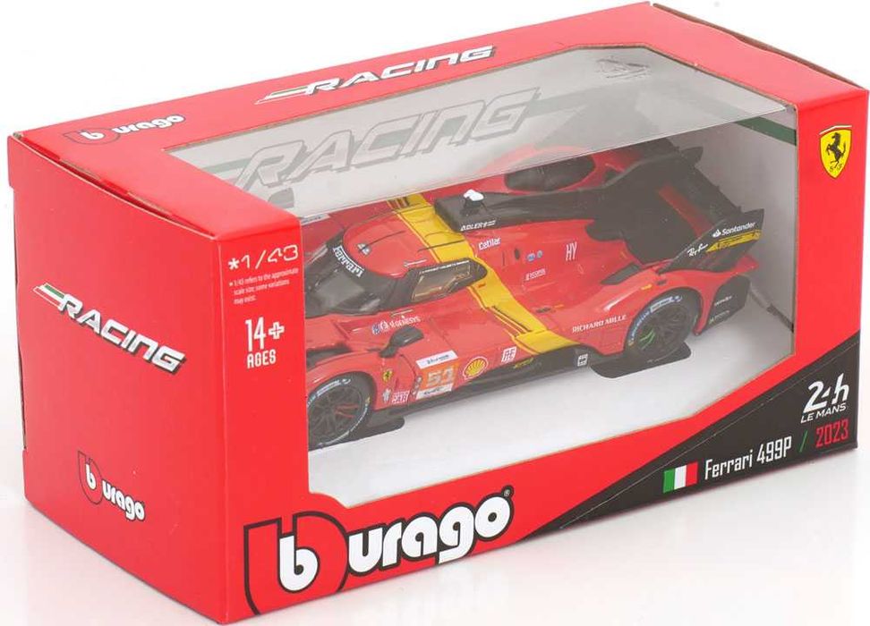 Ferrari 499P #51 Vencedor 24h Le Mans 2023 - 1/43 Burago