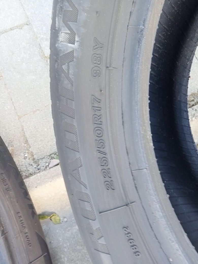 2x Opony Używane Letnie 225/50R17 Firestone