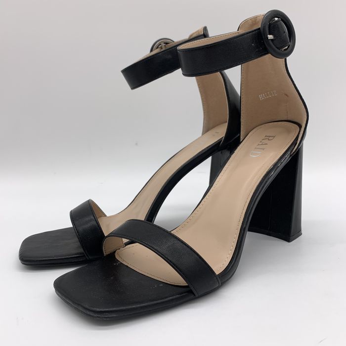 Buty damskie sandały czarne na klocku paski Raid Hallie rozmiar 41