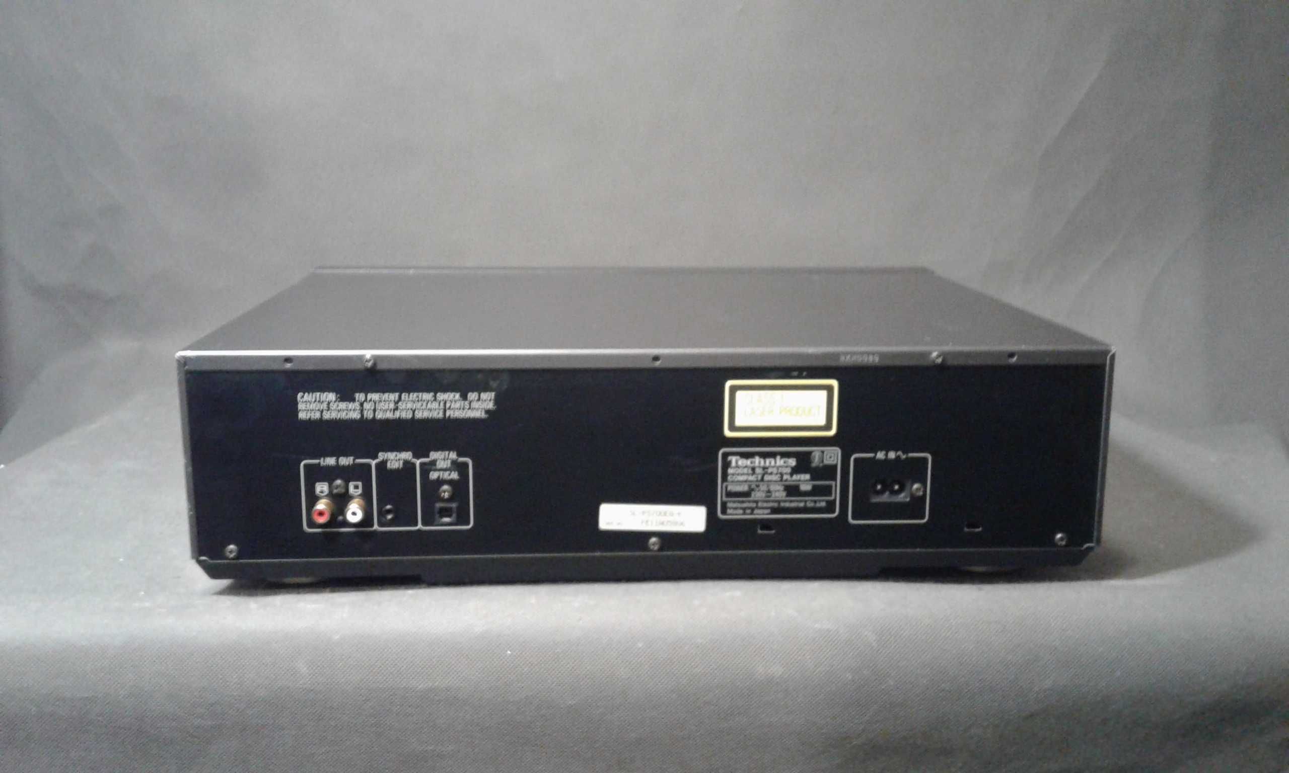 TECHNICS SL-PS700,pilot,odtwrzacz cd