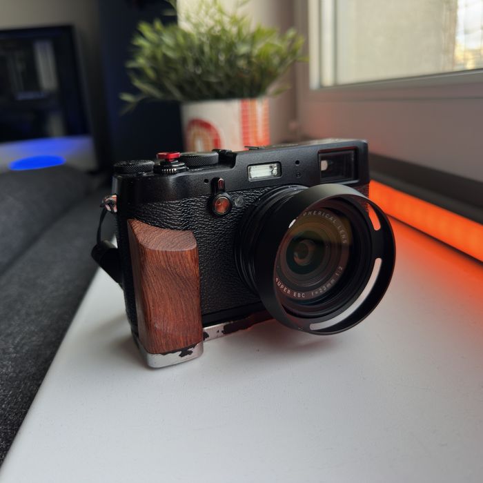 Fujifilm x100T | Filtr Pro-mist, Grip