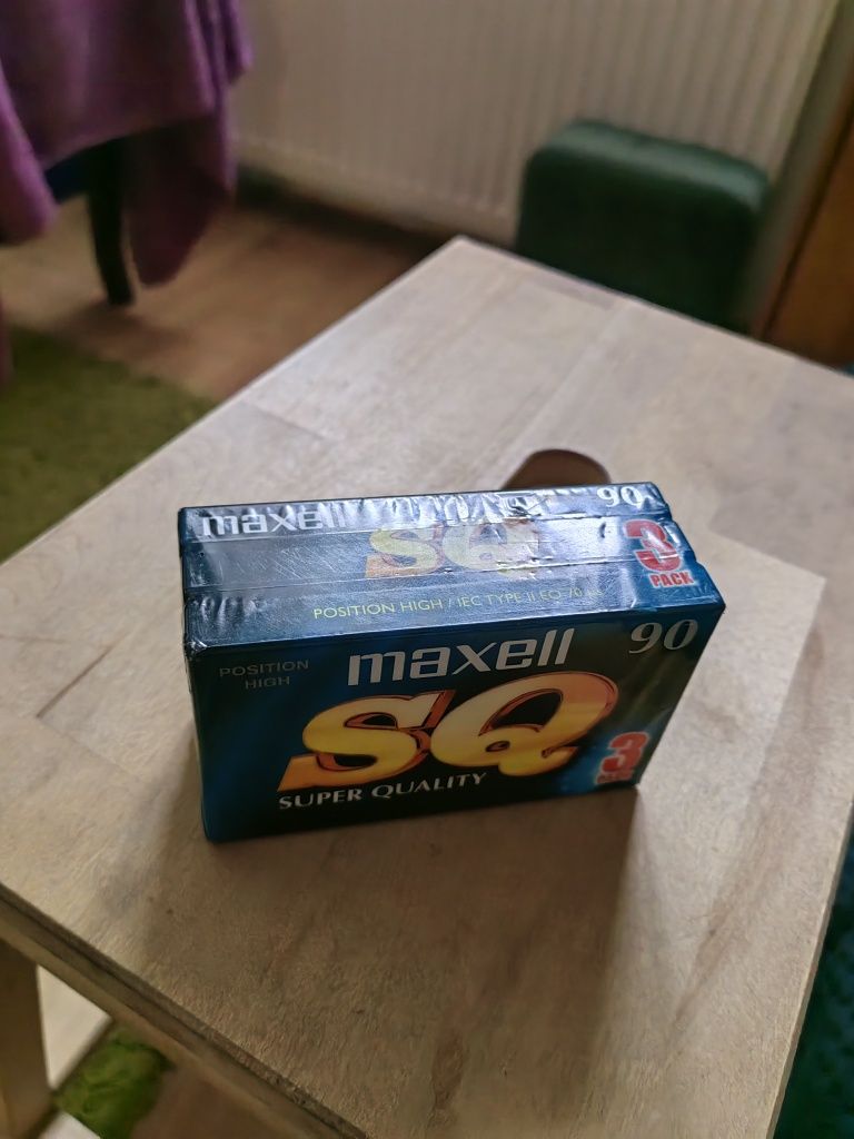 Kasety magnetofonowe Maxell SQ 90 3Pack 3 sztuki