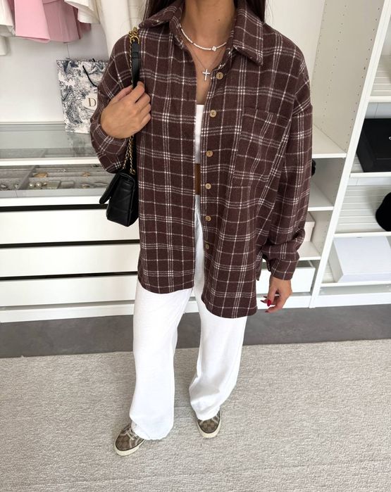 Сорочка утеплена в клітинку / Рубашка утепленная в клеточку