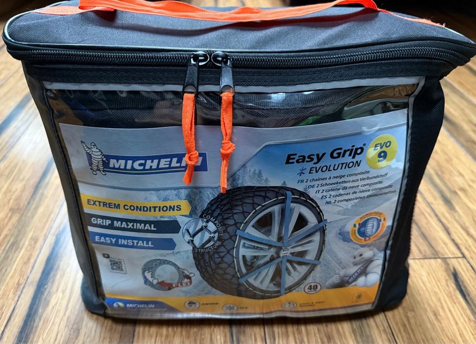 Łańcuchy EVO 9 śniegowe kompozytowe Michelin Evolution 9 do 225/17/50