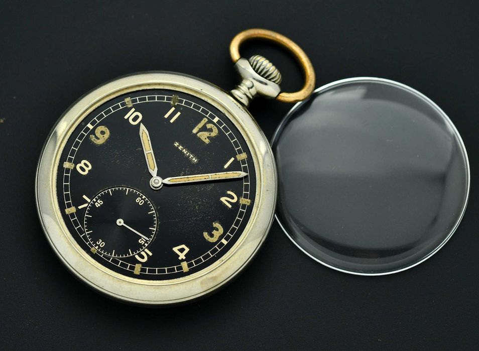 Zegarek vintage ZENITH DH Wehrmacht - Mechaniczny - Wojskowy WW2 1944