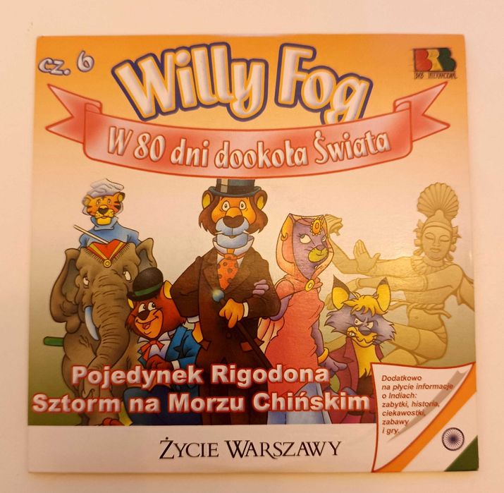 DVD VCD Willy Fog / W 80 dni dookoła świata, część 6 serialu, polski
