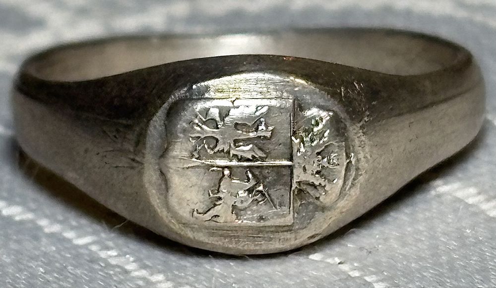 Sygnet Patriotyczny Królestwo Polskie XIX w.  Srebro