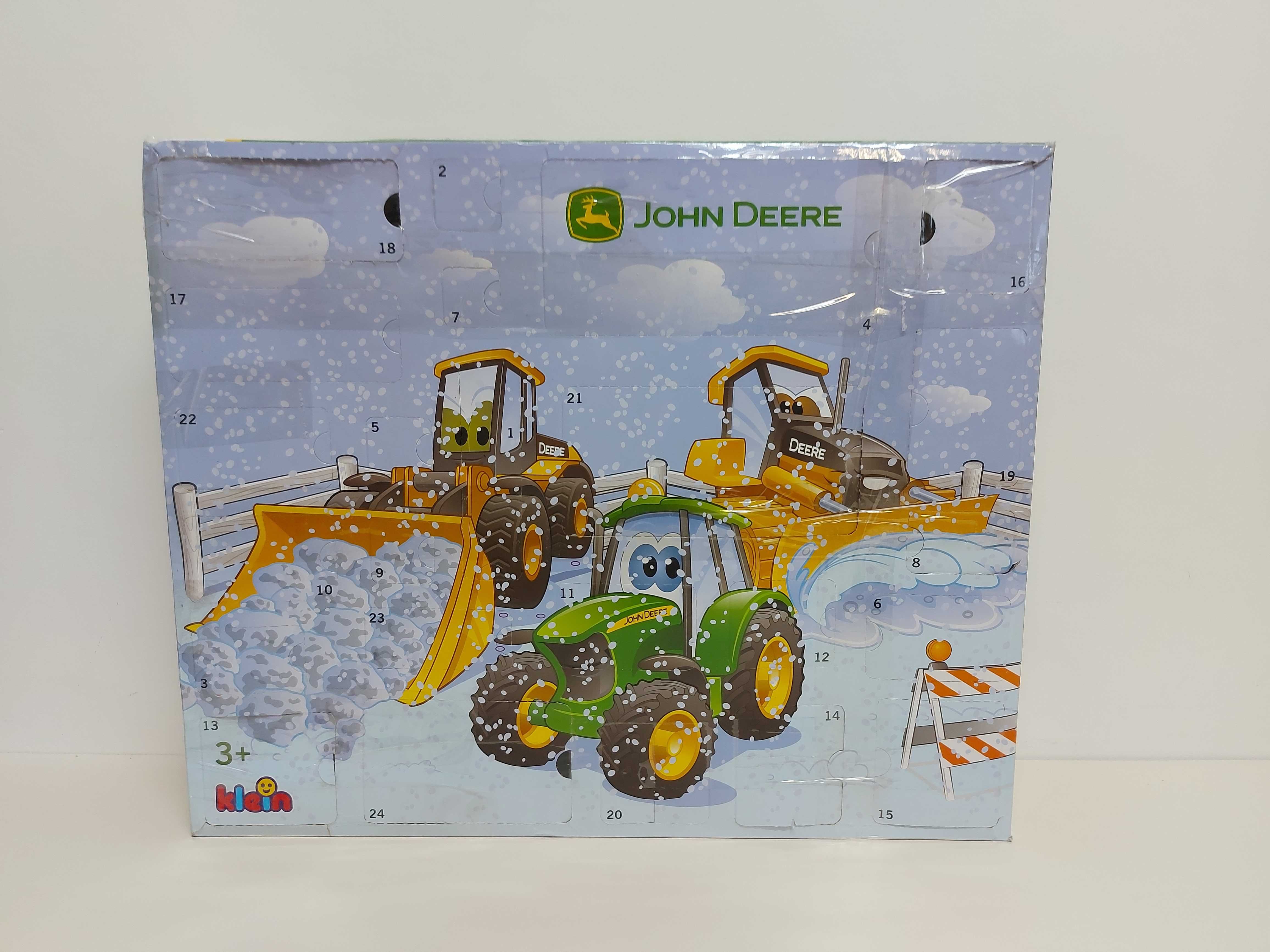 Kalendarz adwentowy z traktorkiem do składania John Deere [F]
