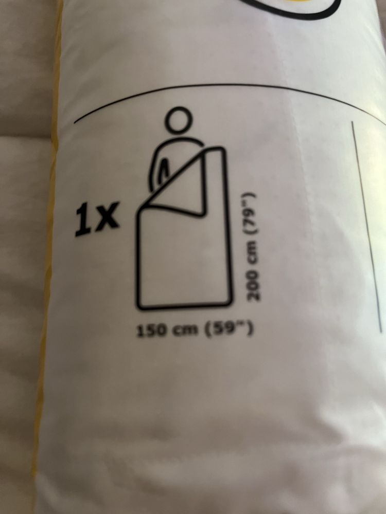 Ikea edredão ligeiro Novo 150x 200