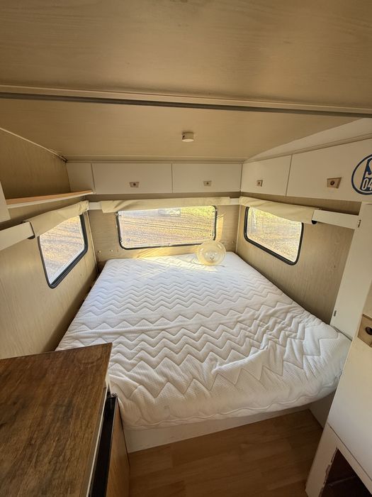 Knaus Stacjoarna na działkę budowe Sucha 4 os Duży wybór przyczep