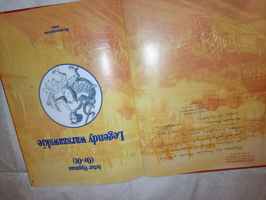 Legendy warszawskie Artur Oppman