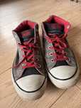 Brązowo- czerwone trampki converse wysokie 45, 29,5 cm
