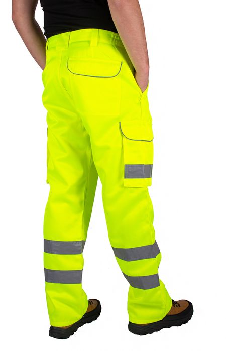 Spodnie Robocze Odblaskowe Ostrzegawcze Bhp 36/32