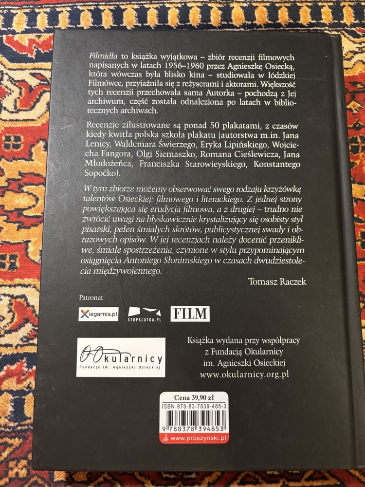 A. Osiecka "Filmidła. Gawędy o filmach"