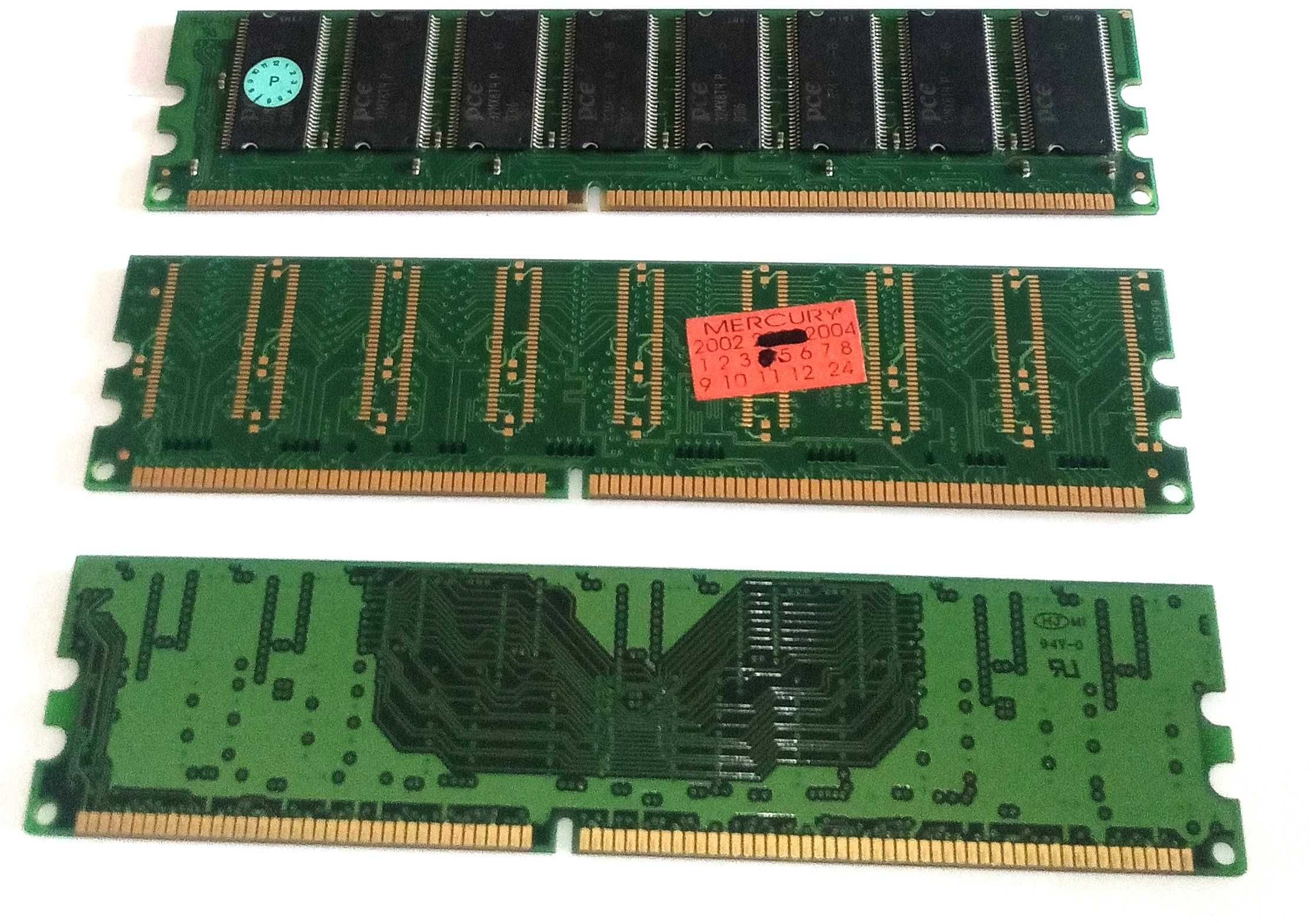 Pamięć DDR-DIMM 3x 256MB PC2700 i PC3200 3 sztuki