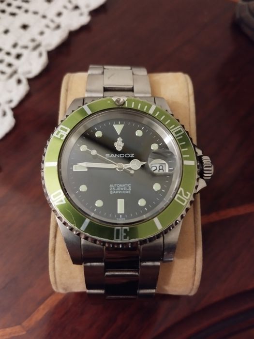Relógio Sandoz Automático Safira