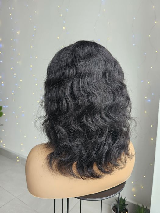 Peruka naturalna Gloria fale lace front włosy naturalne w 100%