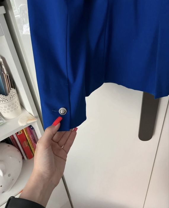 Marynarka zara szafirowa damska m