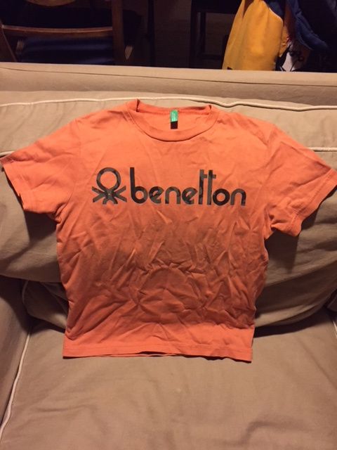 3 t-shirts Benetton 7 8 anos