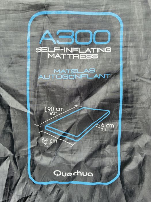 Materac kempingowy samopompujący Quechua A300 - 1-osobowy