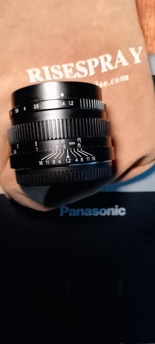 Светосильный объектив 35 мм F1.2 Risespray на систему MFT Panasonic