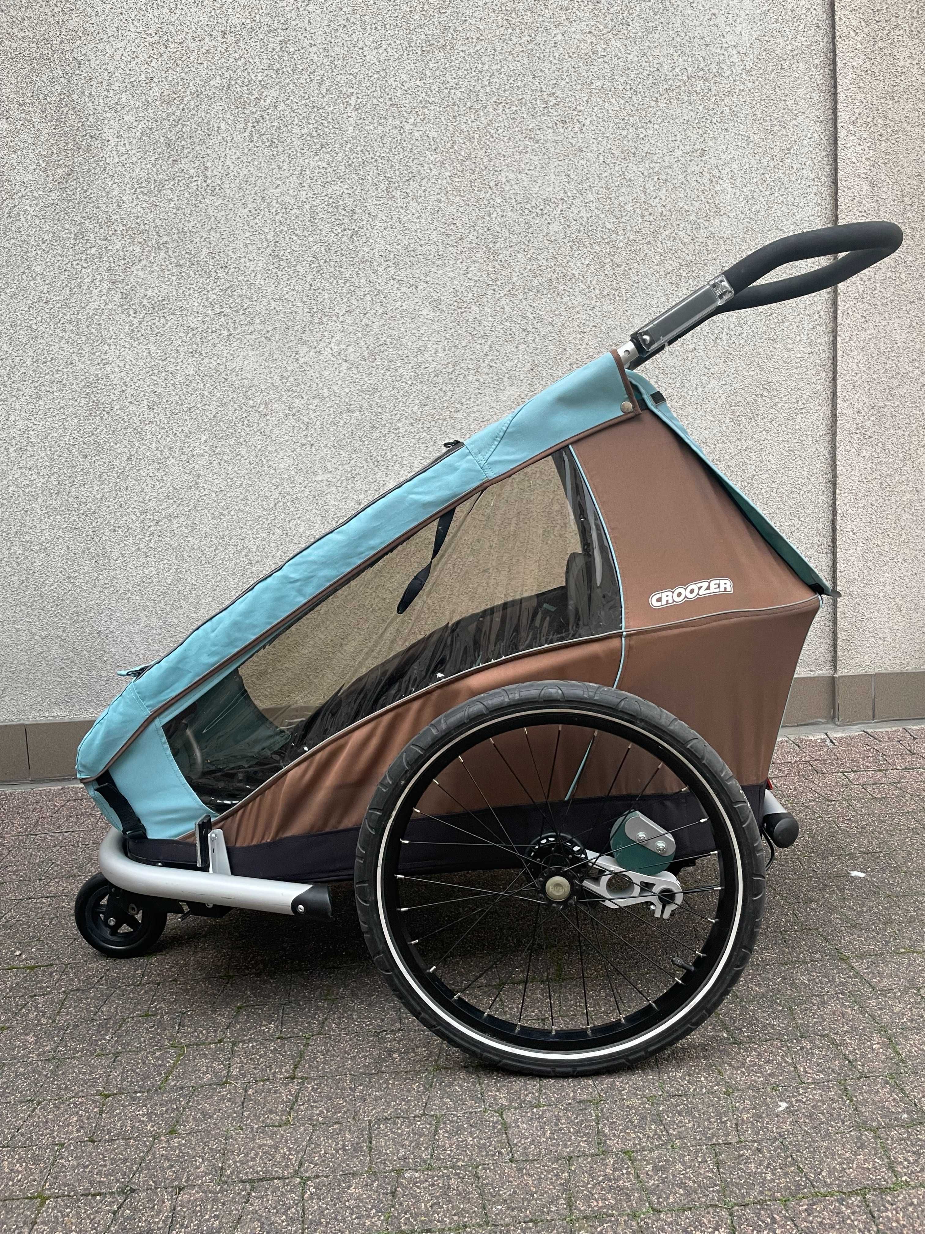 Przyczepka rowerowa Croozer Kid Plus for 1  (3 w 1, led, amortyzacja)
