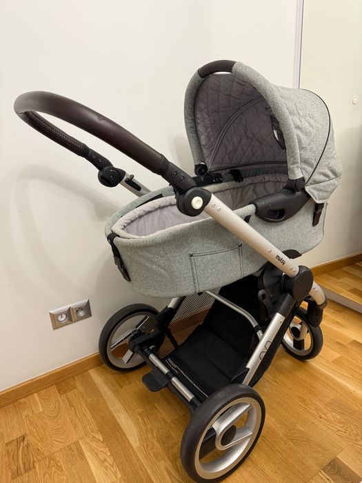 Wózek Mutsy Evo Farmer szary gondola i spacerówka, torba