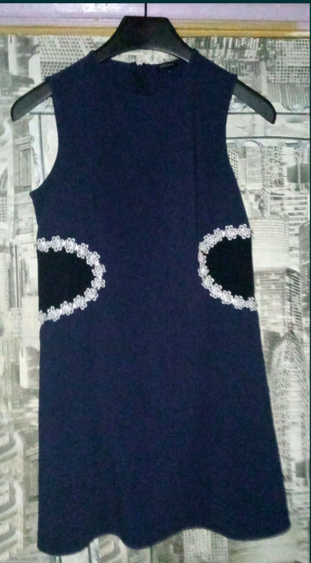Платье женское 46-48 р. Черное. Длинное.